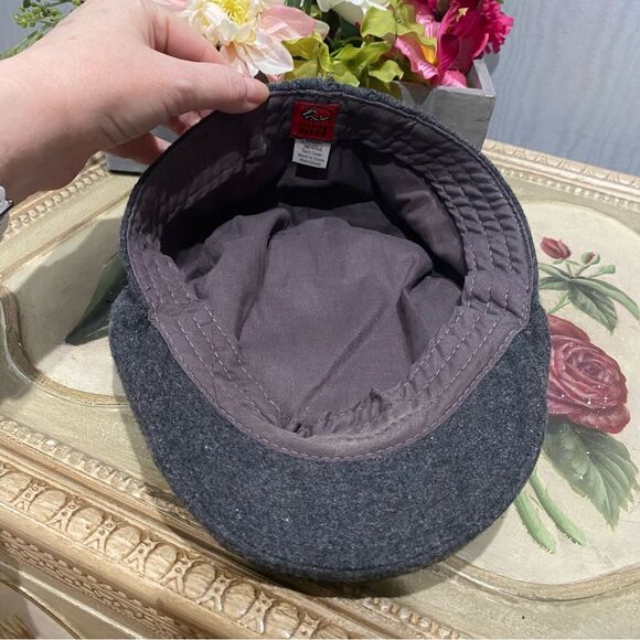 San Diego Hat Company Men’s Basketweave Flat Cap Wool Blend Gray One Size - Picture 10 of 14